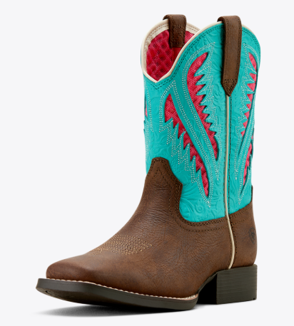 Youth Quickdraw VentTEK Western Boot - Rich Clay