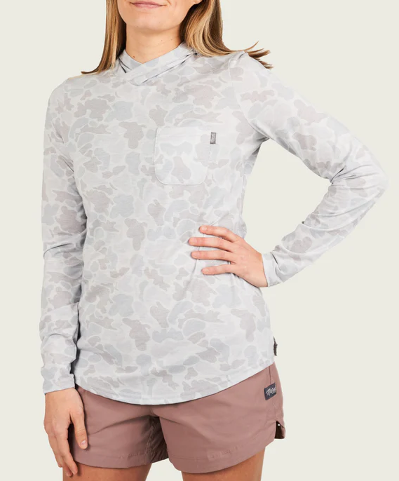 Women's Buxton Tech Hoodie - Grey Camo