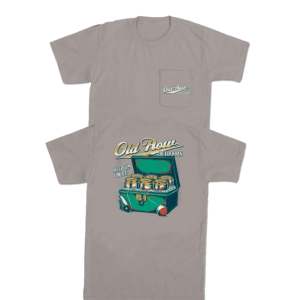 Keep Em on Ice Pocket Tee - Grey