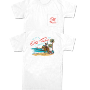 Coastal Cowboy Pocket Tee - White