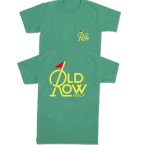 Old Row Golf Logo Pocket Tee - Green