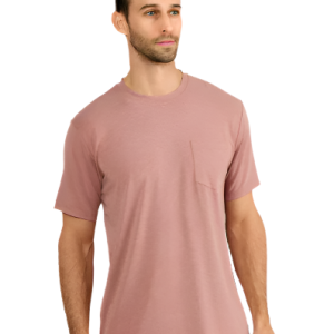 Men's Bamboo Flex Pocket Tee - Heather Brick