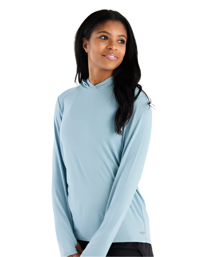 Women's Bamboo Shade Hoodie II - Ocean Mist