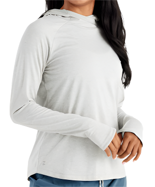 Women's Elevate Lightweight Hoodie - Heather Sandstone
