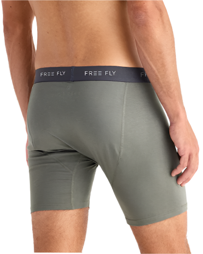 Men's Bamboo Motion Boxer Brief - Fatigue