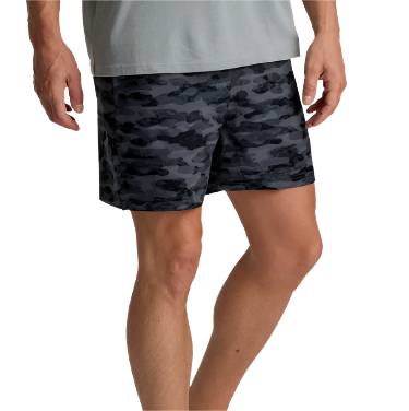 Men's Lined Active Breeze Short - 5.5" - Seasmoke Camo Black