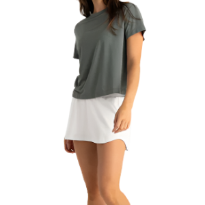 Women's Bamboo-Lined Active Breeze Skort – 13" - Sea Salt