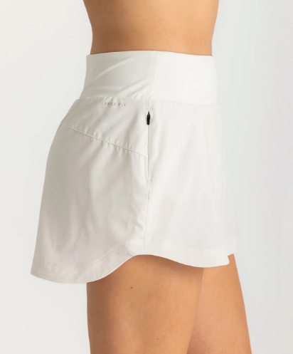 Women's Bamboo-Lined Active Breeze Skort – 13" - Sea Salt - Image 5