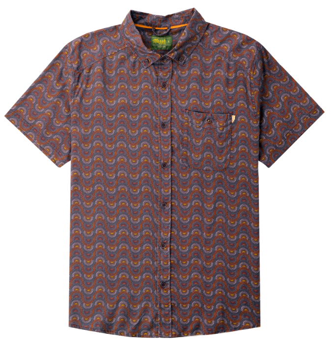 Hagood Shortsleeve Button Down Shirt - Raisin