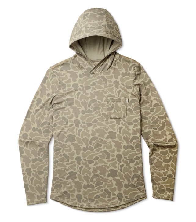 Women's Buxton Hagood Performance Hoodie - Khaki Mallard Camo