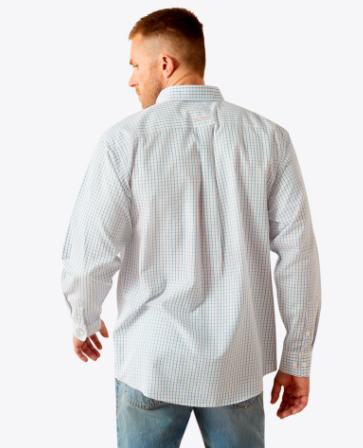 Wrinkle Free Alan Classic Fit Shirt - Blue - Image 3