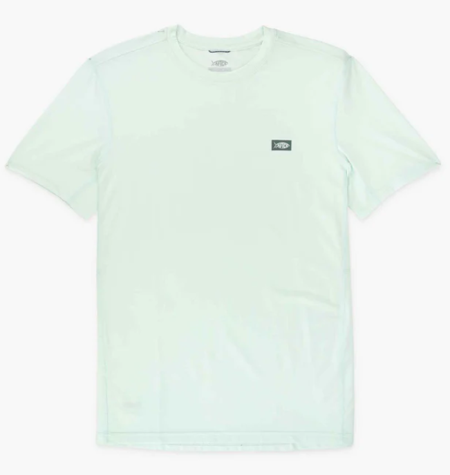 Air-O Mesh SS Fishing Shirt - Hint of Mint Heather