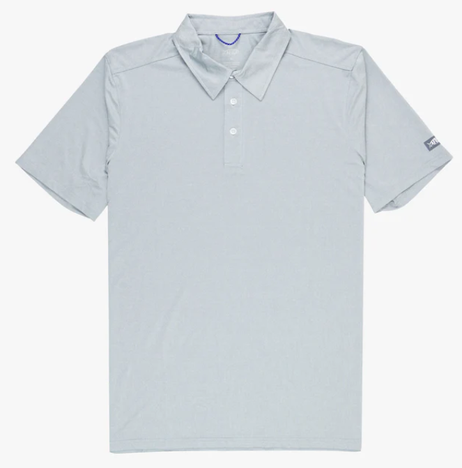 Air-O Mesh Performance Polo Shirt - Harbor Gray Heather