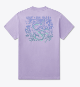 Southern Marsh Tail Time Tee-Wharf Purple