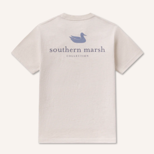 Youth Authentic Heathered Tee - Washed Pebble