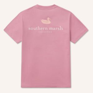 Youth Authentic Heathered Tee - Cherry Blossom