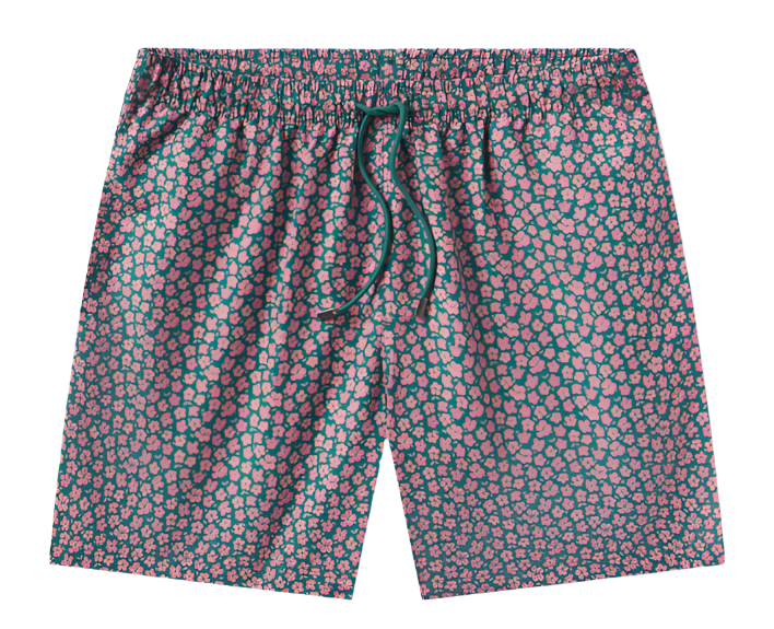 Harbor Swim Trunk - Azalea Way - Navy & Champions Green