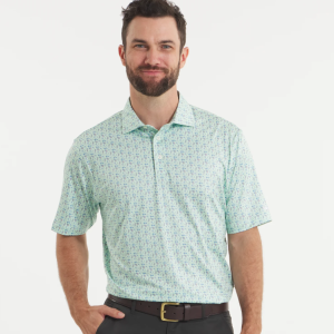 Flyline Performance Polo - Cart Path Only - Seafoam