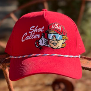 Shot Caller Rope Hat - Red