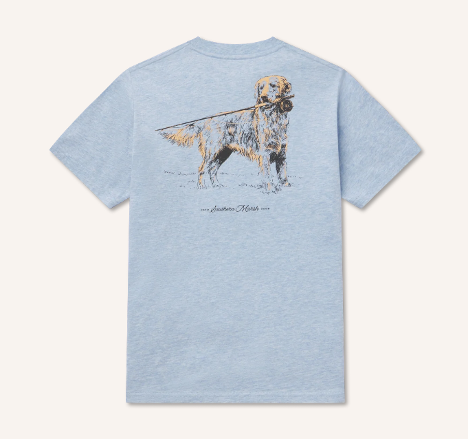 Youth Golden Days Tee - Washed Sky Blue