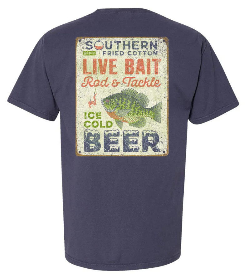 Live Bait Cold Beer - Anchor Slate