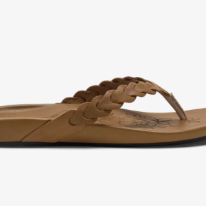 Lei Leather Sandals - Tan