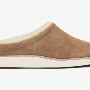 Mani  Leather Mule Slippers - Tan/Golden Sand