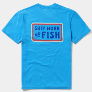 Skip Work Tee - Vintage Royal
