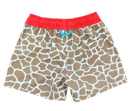 Toddler Street To Swim Shorts - Giraffe