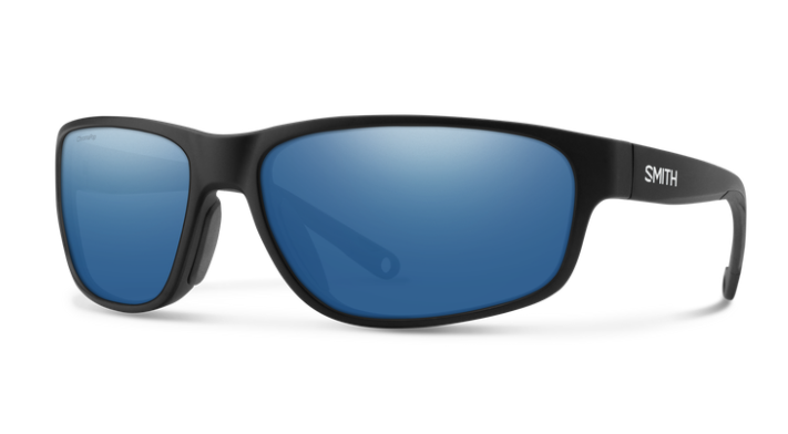 Redding 2 Matte Black + ChromaPop Glass Polarized Blue Mirror Lens