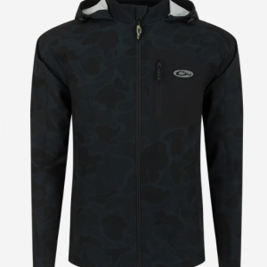 Rain Brake Lightweight Solid Softshell Jacket - Old School Black