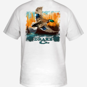 Watercolor Mallard T-Shirt - White