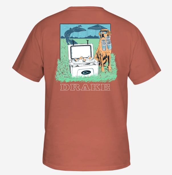 Tailgate Cooler Cotton T-Shirt - Terra Cotta