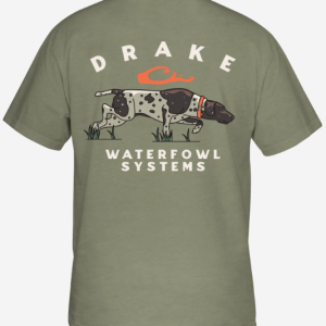 Retro Pointer T-Shirt - Sage Light Heather