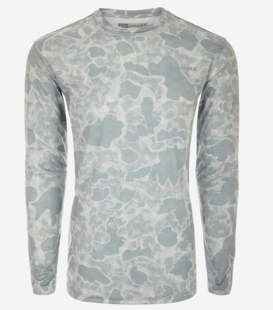 Long Sleeve Performance Crew Print - Old School Quarry Digital