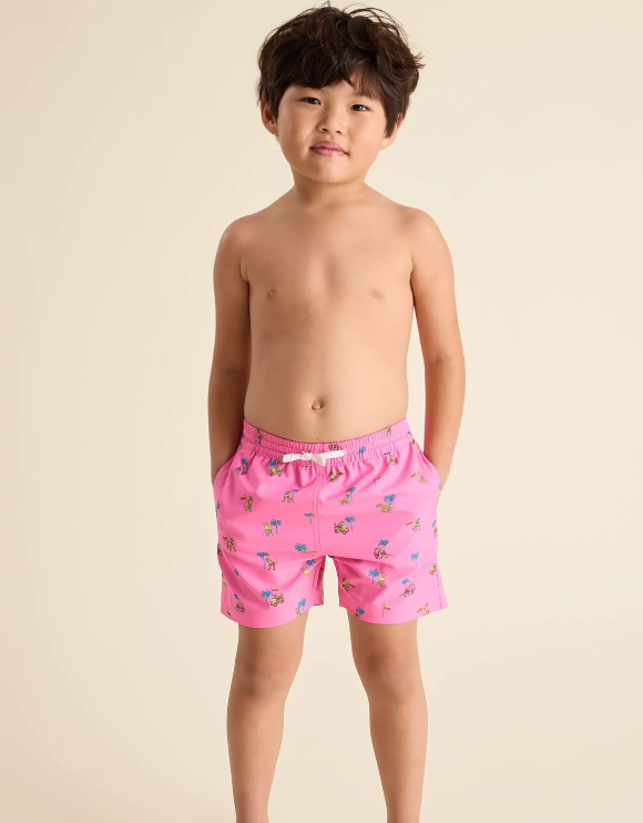 Toddler Classic Swim Trunk - The Dino Racers