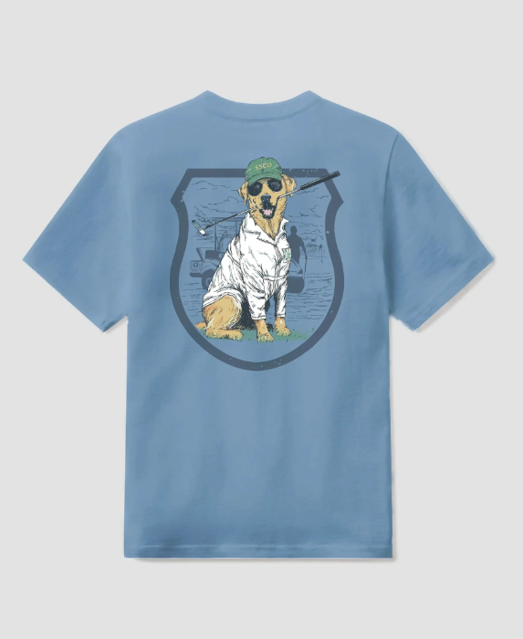 Youth Whos Your Caddy Tee SS - Nautical Blue