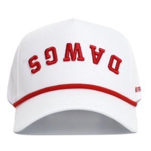 Upside Down Dawgs Hat - Whiteout
