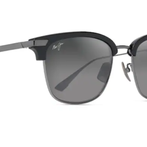 Kalaunu Asian Fit Shiny Black w/Dark Silver