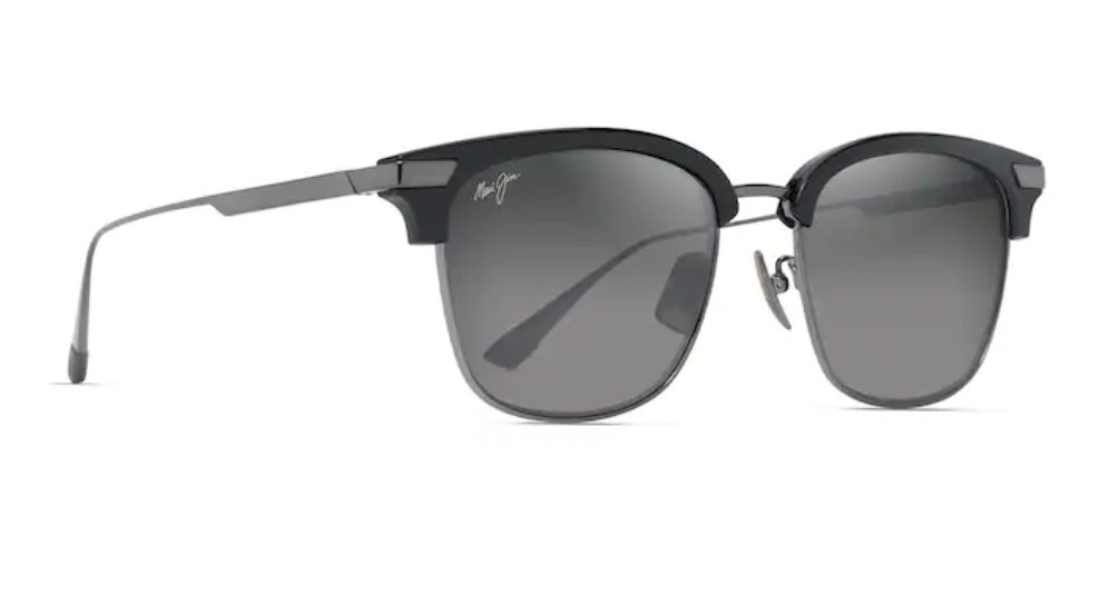 Kalaunu Asian Fit Shiny Black w/Dark Silver