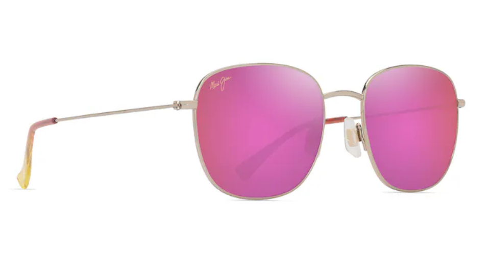 Olali Asian Fit Shiny Light Gold Violet & Pink w/ Maui Sunrise
