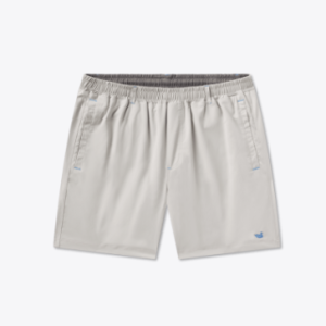 Billfish Lined Performance Short - Light Gray