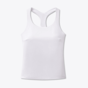 Tara Performance Racerback Tank - White