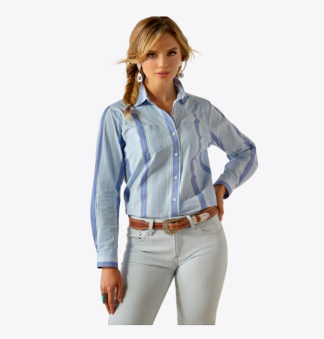 Women's REAL Billie Jean Shirt - Summer Stripe