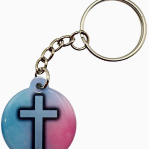 Tap To Pray™ - Prayer Tag Keychains - Pastel + Cross