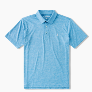 The Deep Sea Fishin' Polo - Bright Blue