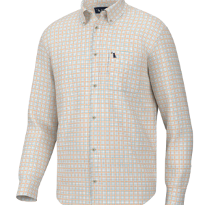 Faulk Dress Shirt - Peach/Teal/Slate