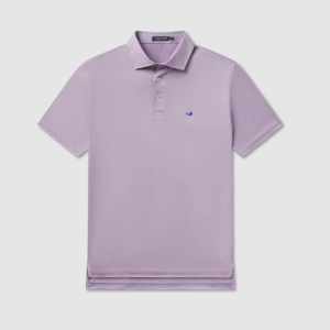 Bermuda Performance Polo - Wellington Stripe - Lilac