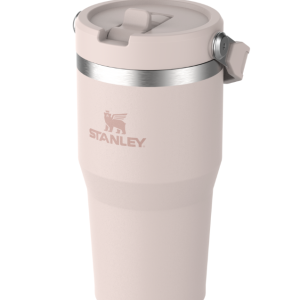 The IceFlow™ Flip Straw Tumbler | 20 OZ - Rose Quartz