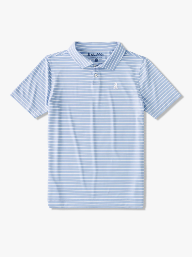 Boy's Performance Polo - The Waves Of Joy